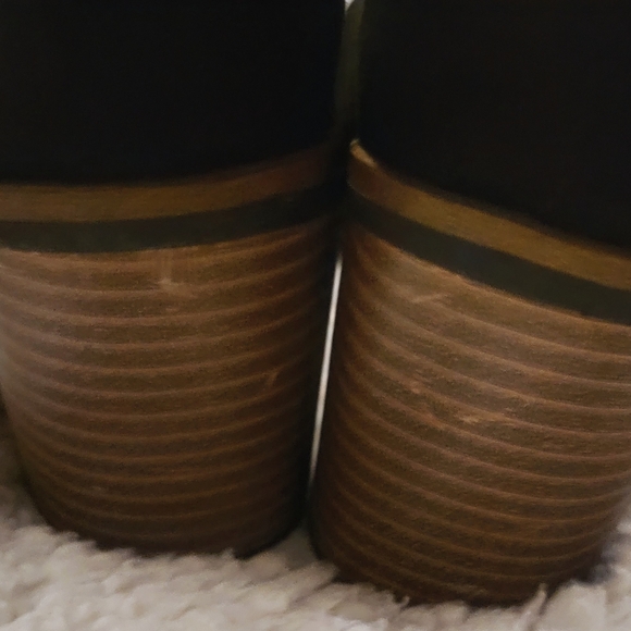 WOMENS SONOMA GOODS FOR LIFE SUEDE ANKLE BOOTS BLACK SIZE 8.5 - Picture 8 of 15